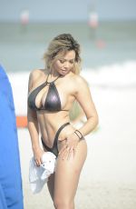 BELLA BUNNIE AMOR in Bikini at a Beach in Miami 10/07/2020