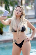 BELLA BUNNIE AMOR in Bikini at Photoshoot in Miami 10/18/2020