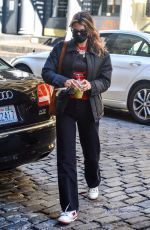 BELLA HADID Arrives at Her Home in New York 10/14/2020