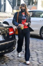 BELLA HADID Arrives at Her Home in New York 10/14/2020