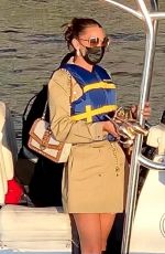 BELLA HADID at a Boat Ride in New York 10/16/2020