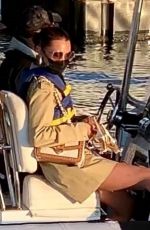 BELLA HADID at a Boat Ride in New York 10/16/2020