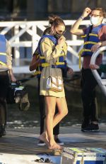 BELLA HADID at a Boat Ride in New York 10/16/2020