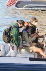 BELLA HADID at a Boat Ride in New York 10/16/2020