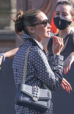 BELLA HADID at a Photoshoot in Central Park in New York 10/17/2020