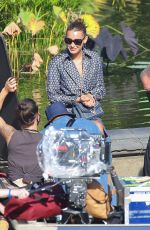 BELLA HADID at a Photoshoot in Central Park in New York 10/17/2020