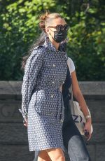 BELLA HADID at a Photoshoot in Central Park in New York 10/17/2020