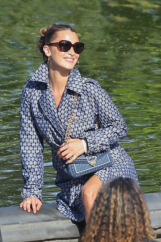 BELLA HADID at a Photoshoot in Central Park in New York 10/17/2020