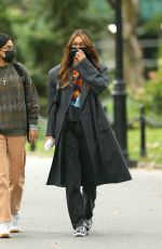 BELLA HADID Has Lunch in Washington Square Park in New York 10/19/2020