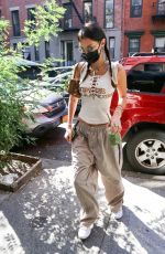 BELLA HADID Heading to a Hair Salon in New York 10/06/2020