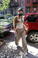 BELLA HADID Heading to a Hair Salon in New York 10/06/2020