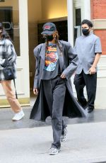 BELLA HADID Heading to a Spa in New York 10/19/2020