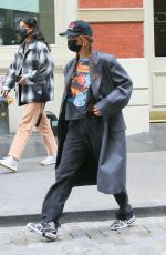 BELLA HADID Heading to a Spa in New York 10/19/2020