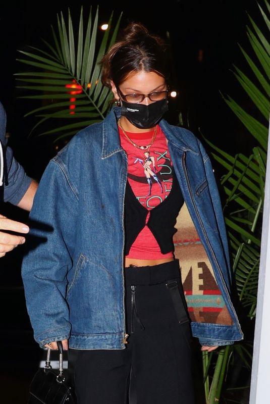 BELLA HADID Leaves Her Apartment in New York 10/21/2020