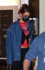 BELLA HADID Leaves Her Apartment in New York 10/21/2020