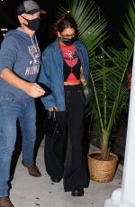 BELLA HADID Leaves Her Apartment in New York 10/21/2020