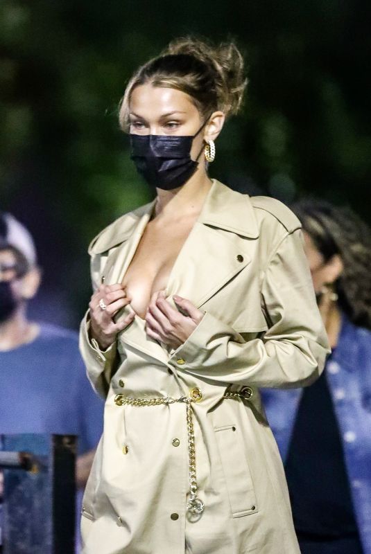 BELLA HADID Night Out in New York 10/16/2020