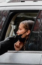BELLA HADID on the Set of a Michael Kors Photoshoot in New York 10/17/2020