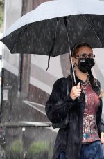BELLA HADID on the Set of a Michael Kors Photoshoot in New York 10/17/2020