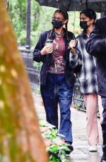 BELLA HADID on the Set of a Michael Kors Photoshoot in New York 10/17/2020