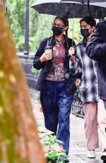 BELLA HADID on the Set of a Michael Kors Photoshoot in New York 10/17/2020