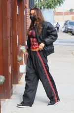 BELLA HADID Out and About in New York 10/27/2020