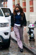 BELLA HADID Out in New York 10/29/2020