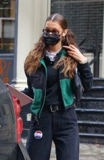 BELLA HADID Out in New York 10/30/2020