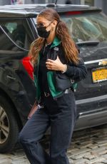 BELLA HADID Out in New York 10/30/2020