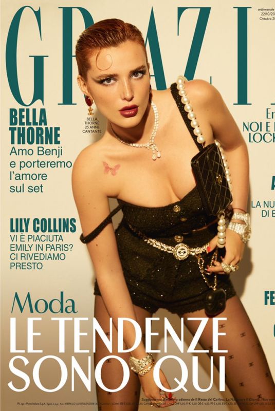 BELLA THORNE in Grazia Magazine, October 2020