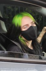 BILLIE EILIS Out After Her Virtual Concert in Los Angeles 10/24/2020