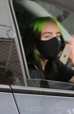 BILLIE EILIS Out After Her Virtual Concert in Los Angeles 10/24/2020