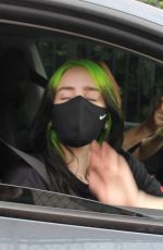 BILLIE EILIS Out After Her Virtual Concert in Los Angeles 10/24/2020