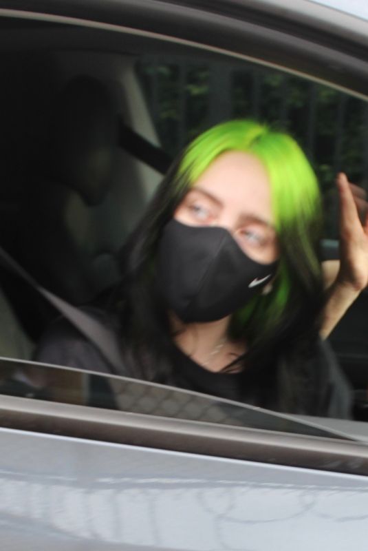 BILLIE EILIS Out After Her Virtual Concert in Los Angeles 10/24/2020
