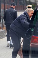 BILLIE FAIERS Leaves Ice Skating Rink in London