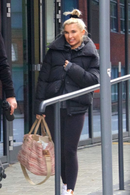 BILLIE FAIERS Leaves Ice Skating Rink in London