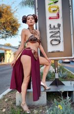 BLANCA BLANCO as Princess Leia for Halloween 10/31/2020