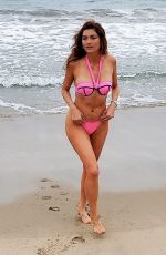BLANCA BLANCO in a Pink Bikini at a Beach in Malibu 10/25/2020