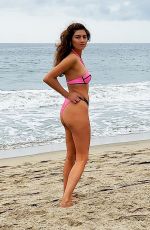 BLANCA BLANCO in a Pink Bikini at a Beach in Malibu 10/25/2020