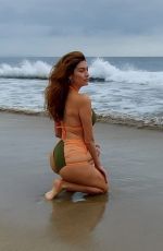 BLANCA BLANCO in Bikini Out on the Beach in Malibu 10/24/2020