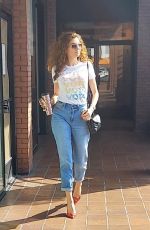 BLANCA BLANCO in Denim at Chin Chin in Los Angeles 10/10/2020