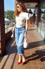 BLANCA BLANCO in Denim at Chin Chin in Los Angeles 10/10/2020