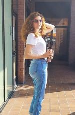 BLANCA BLANCO in Denim at Chin Chin in Los Angeles 10/10/2020