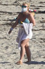 BRITNEY SPEARS in Bikini at a Beach in Malibu 10/15/20