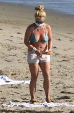 BRITNEY SPEARS in Bikini at a Beach in Malibu 10/15/20