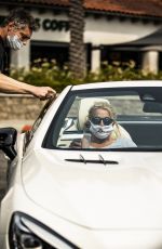 BROTNEY SPEARS Out Driving in Calabasas 09/08/2020