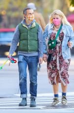 BUSY PHILIPPS and Marc Silverstein Out with Their Dog in New York 10/18/2020