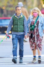 BUSY PHILIPPS and Marc Silverstein Out with Their Dog in New York 10/18/2020