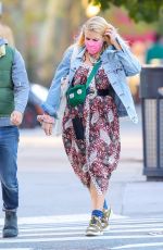 BUSY PHILIPPS and Marc Silverstein Out with Their Dog in New York 10/18/2020