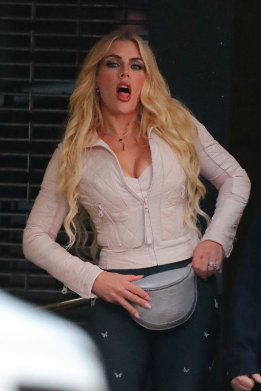 BUSY PHILIPPS on the Set of Girls5Eva in New York 10/22/2020